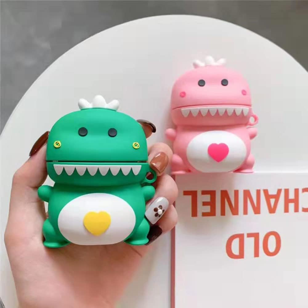 Compatible with Airpods Case with Cleaning Kit, Cute 3D Love Shape Airpods Protective Skin Airpod Case Cover Airpod 2 Case for Girl Women Compatible with Airpods 1St/2Ndcharging Case 1& 2