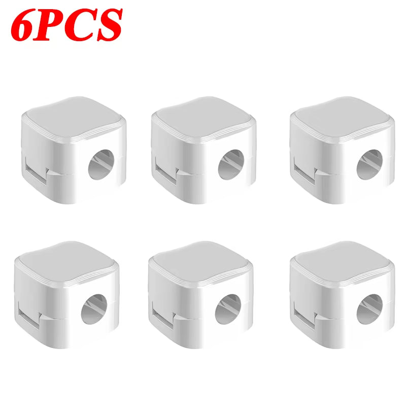 Magnetic Cable Clip Set Magnetic Cable Clips Cable Organiser Adjustable Cord Holder under Desk Cable Management Holder