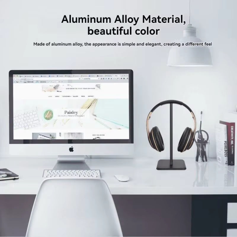 Plastic Desktop Headphone Stand Portable Gaming Desk Earphone Stand Headphones Headset Holder Stable Stand Earphones Accessories