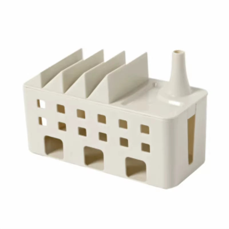 Desktop Plug Board Storage Box Mobile Phone Data Cable Charger Organiser Plug Power Cord Cable Organiser